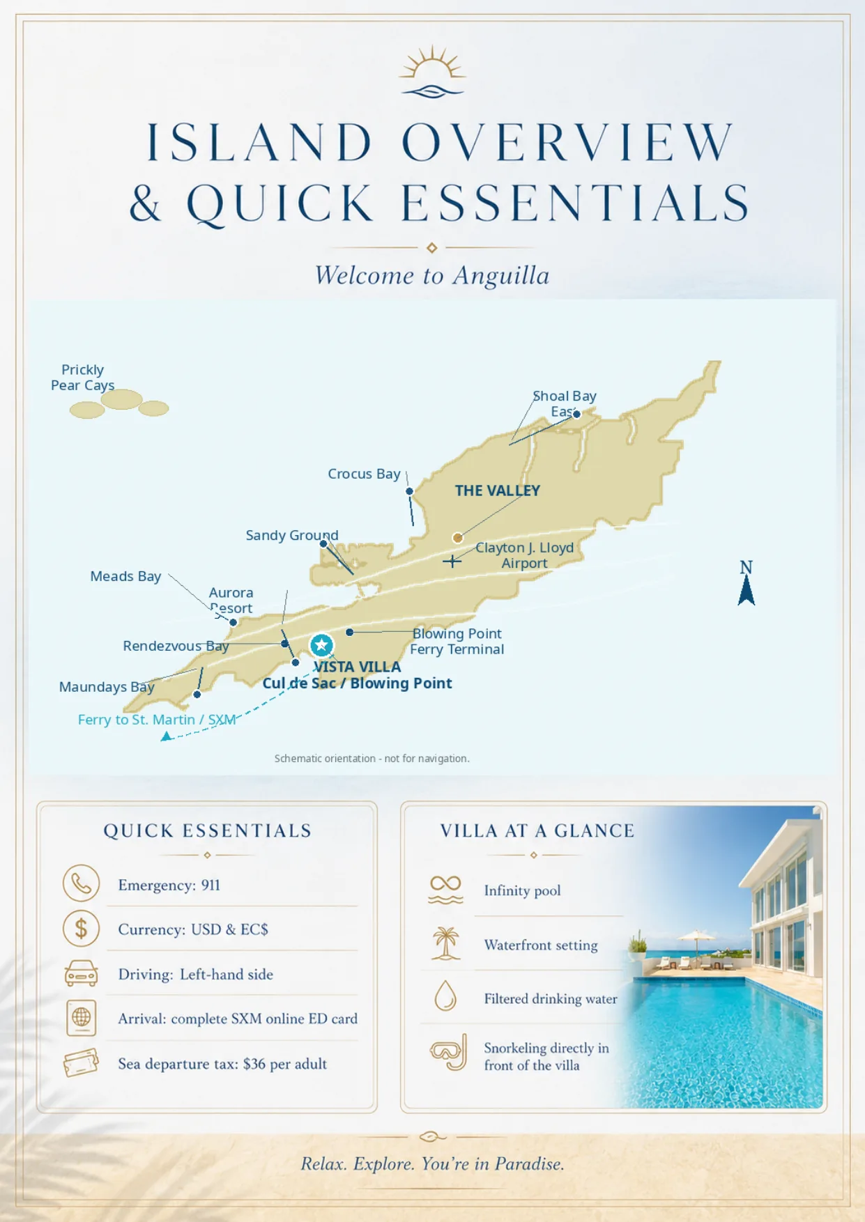 Vista Villa Anguilla guest guide - page 3